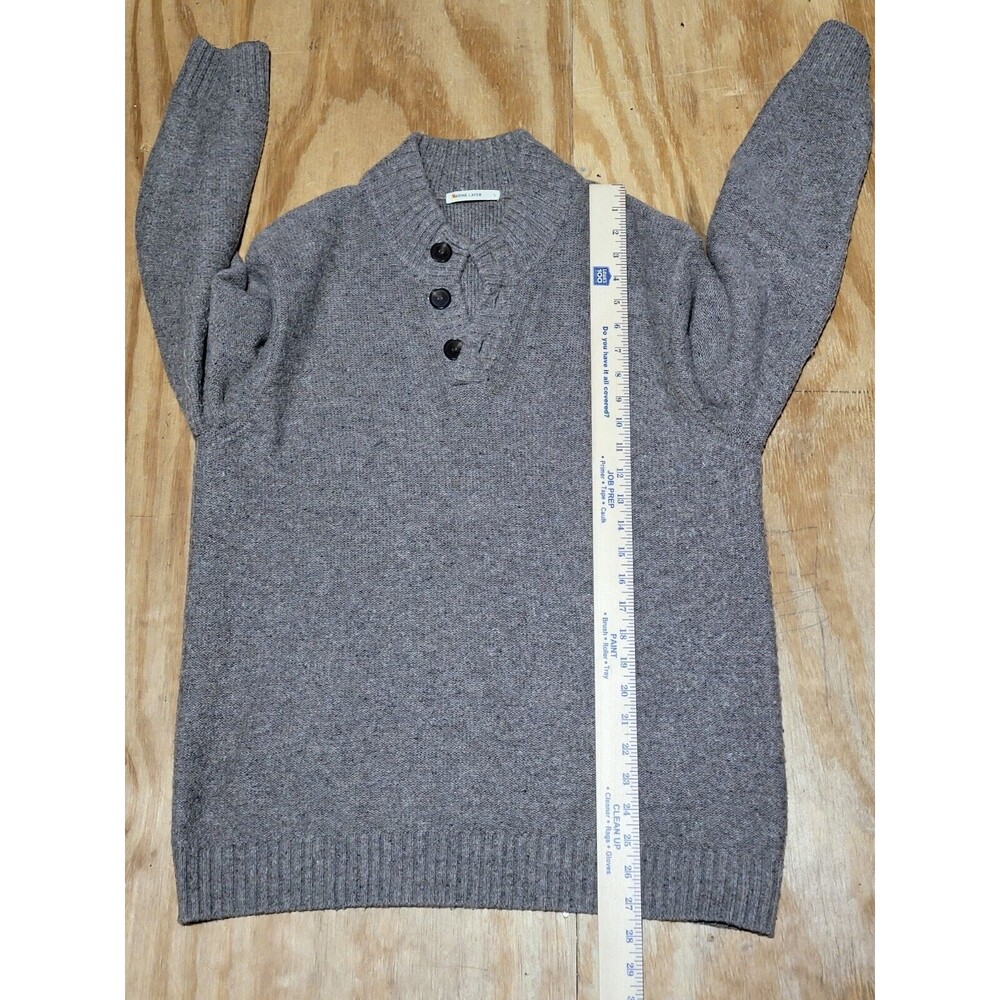 Marine Layer Textured 1/4 Button-Down Pullover Ad… - image 7